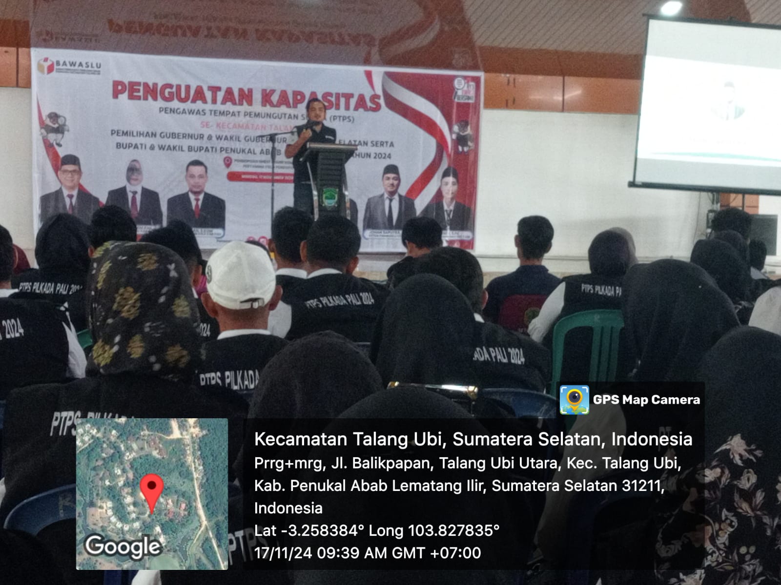 Panwascam Talang Ubi Gelar Bimbingan Teknis Pelatihan Penguatan Kapasitas Bagi Pengawas Tempat Pemungutan Suara