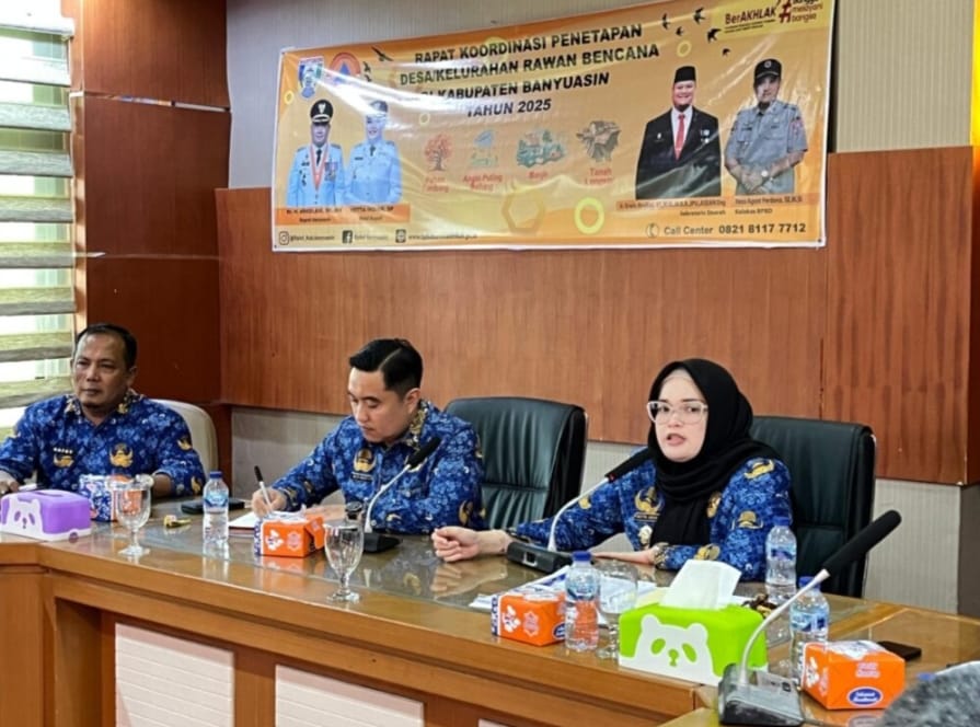 Banyuasin Rawan Karhutla, Cuaca Ekstrem, dan Banjir: Pemkab Gelar Rakor