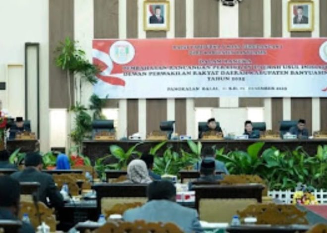 DPRD Banyuasin Gelar Paripurna X Bahas 5 Raperda Usul Inisiatif, Bupati Beri Dukungan Penuh