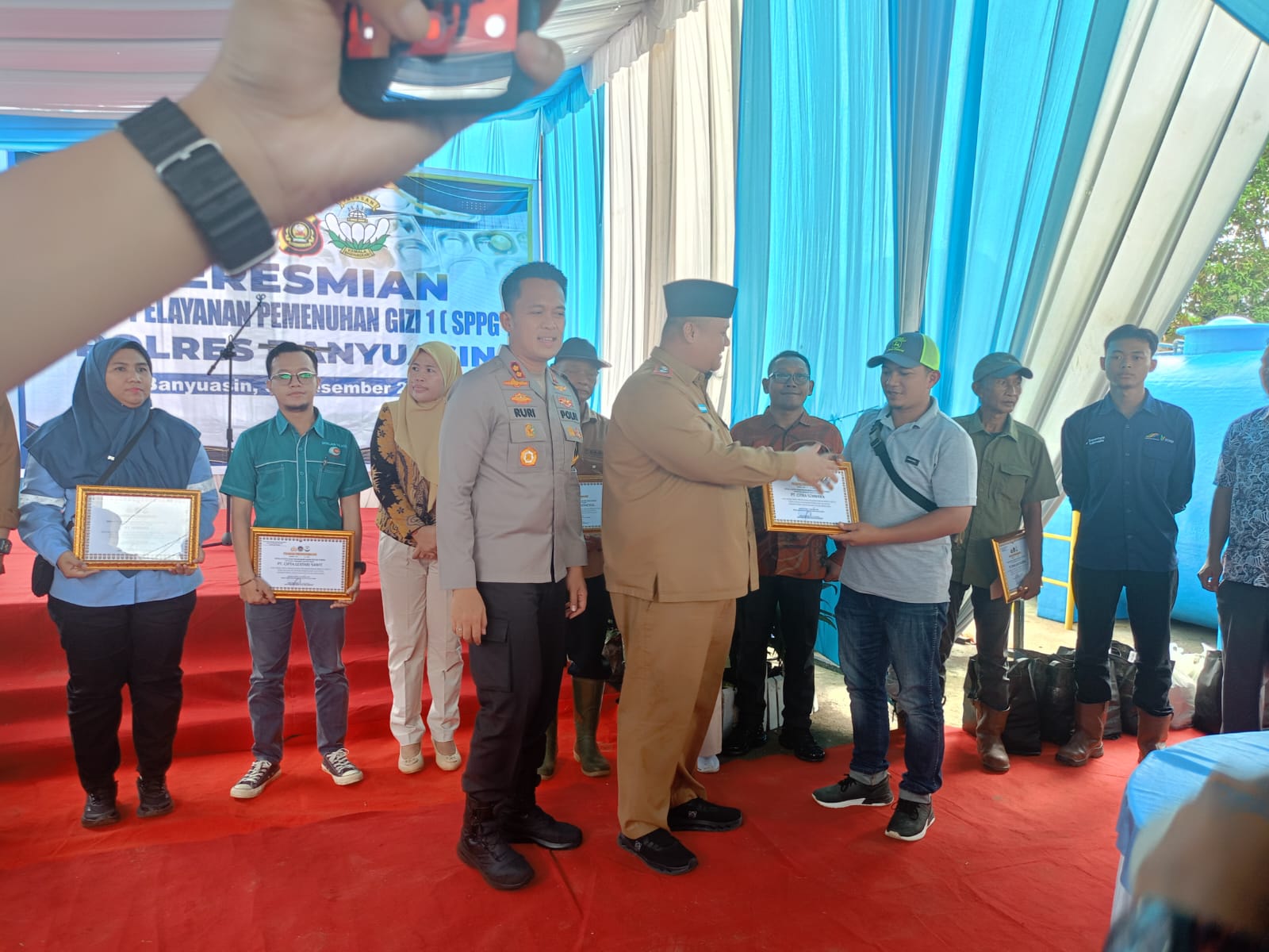 SPPG I Polres Banyuasin Diresmikan, Sekda Pesan Ini !