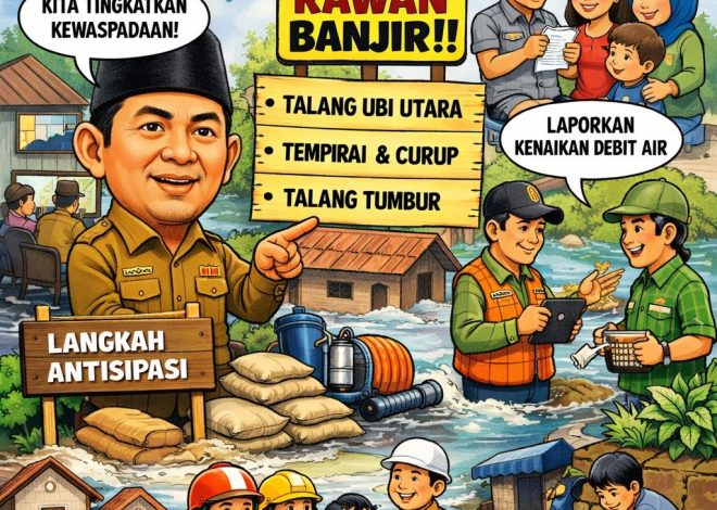 Bupati Pali Asgianto ST : Kawasan yang memiliki potensi banjir yang cukup tinggi memerlukan penanganan dan pemantauan secara berkelanjutan