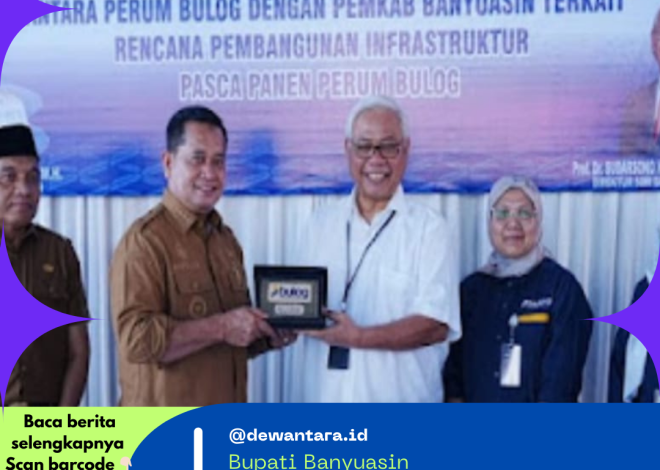 Bupati Banyuasin Tandatangani MoU Dengan Perum Bulog Kenten Palembang