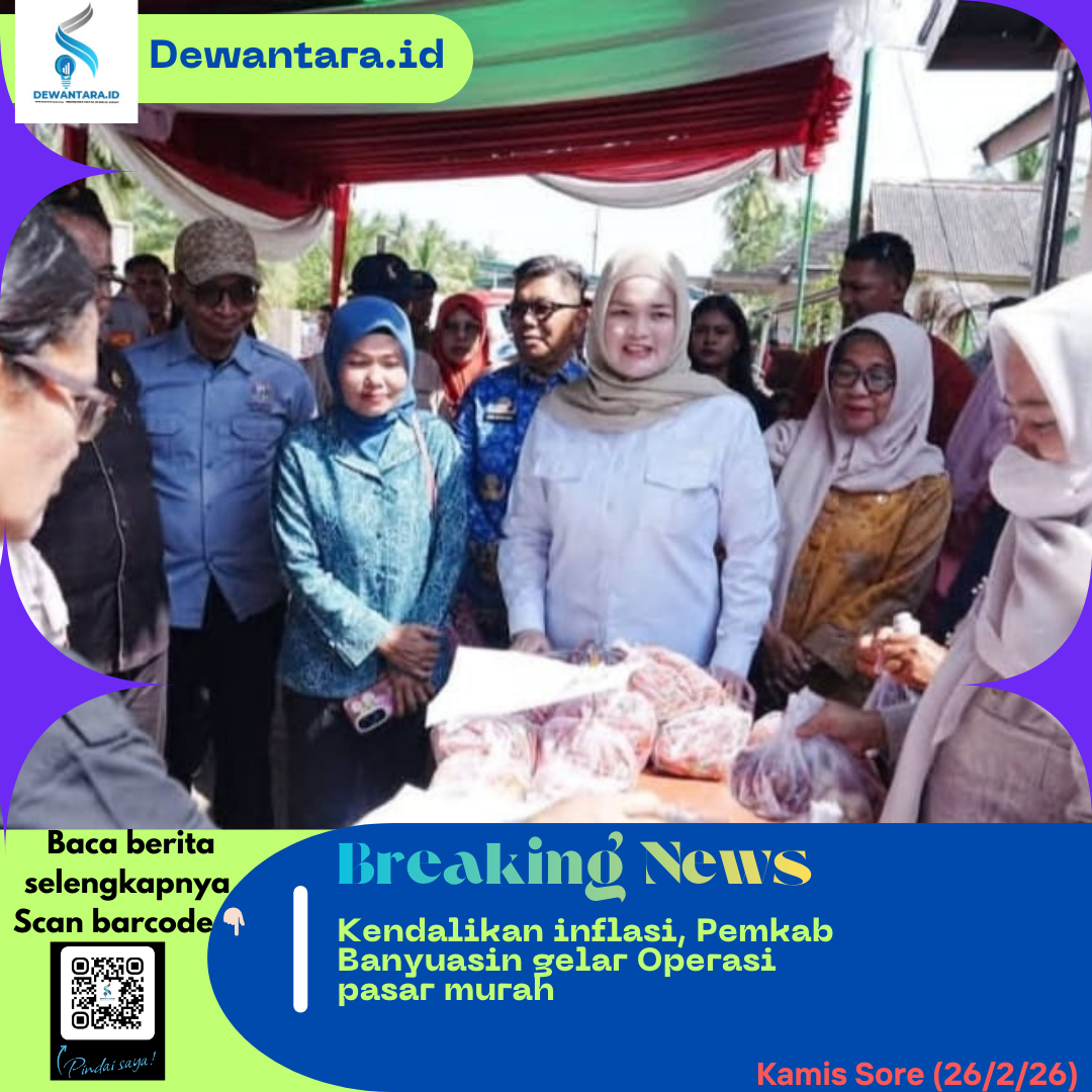 Kendalikan Inflasi Ramadan, Pemkab Banyuasin Gelar Operasi Pasar Murah