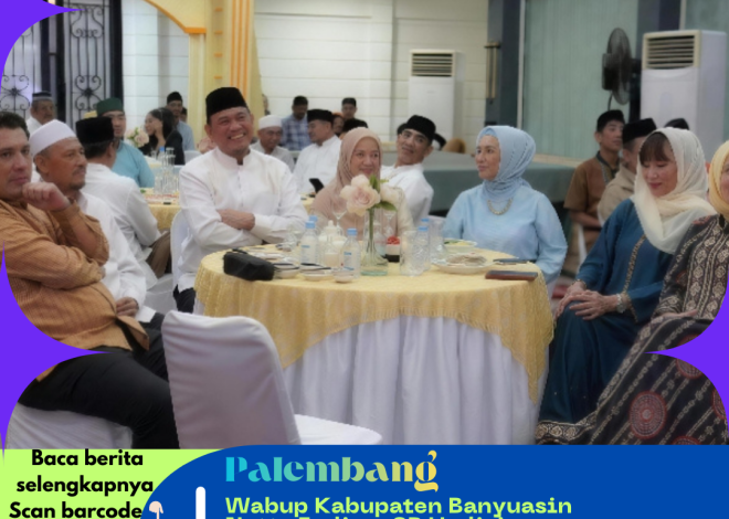 Wabup Kabupaten Banyuasin Netta Indian, SP Hadiri Yasinan Bersama Untuk Almarhum Ir. H. Alex Noerdin