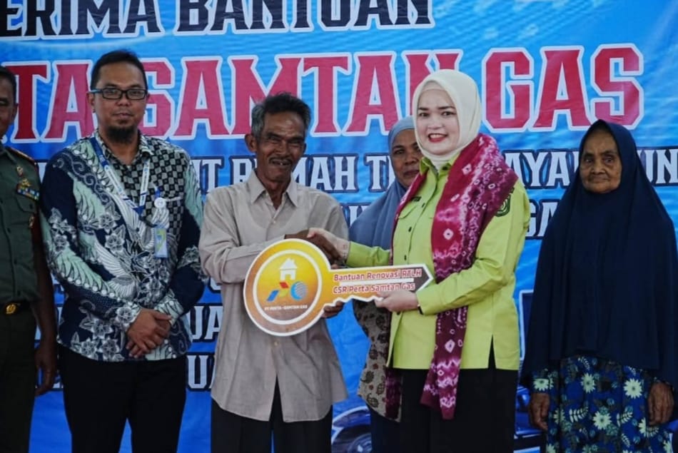 Wabup Netta Hadiri Serah Terima CSR PT. PERTA-SAMTAN GAS