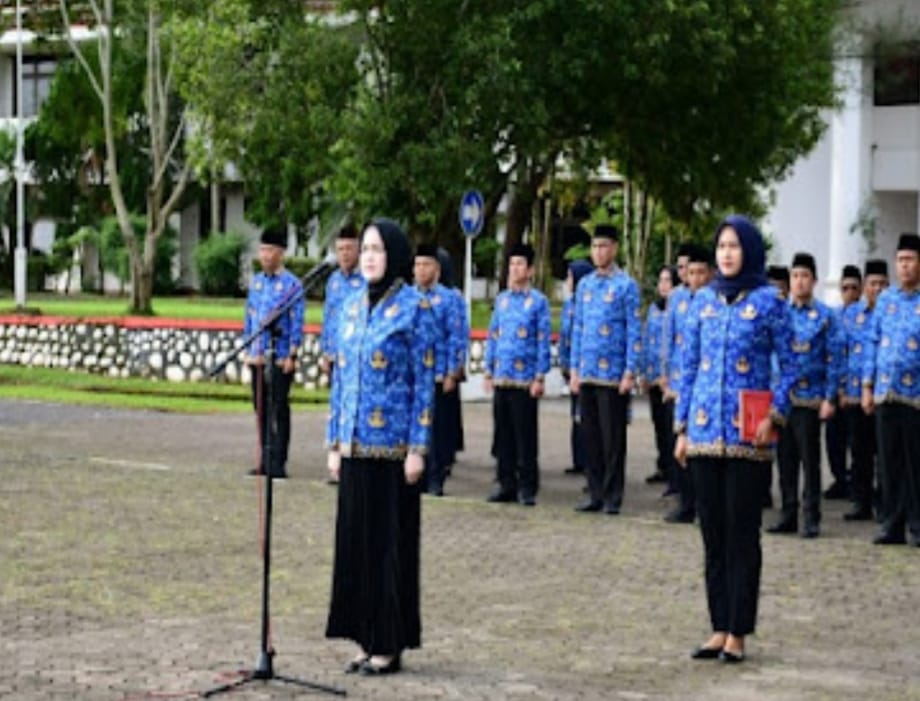 Sambut Ramadan 1447 H, Wakil Bupati Banyuasin Pimpin Apel Gabungan